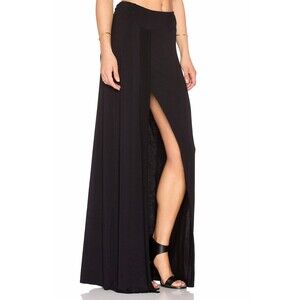 Bella Luxx Front Slit Maxi Skirt